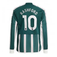 Manchester United Marcus Rashford #10 Auswärtstrikot 2023-24 Langarm